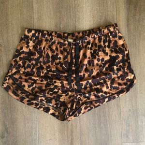 Silky sleep shorts